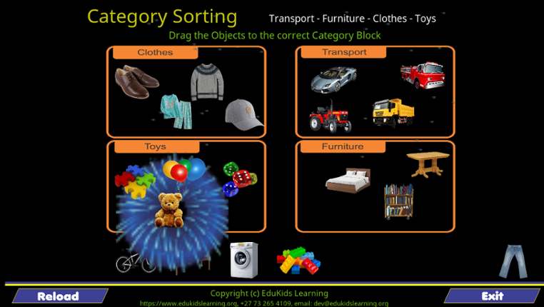 Category Sorting Image