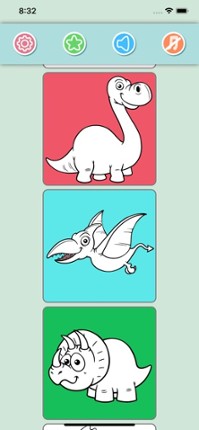 Dino Coloring Pages for Kids screenshot