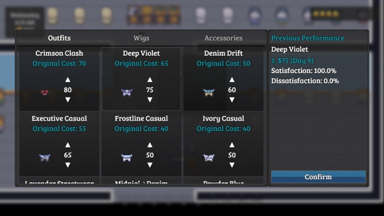Fit Happens: A Clothing Shop Simulator Image