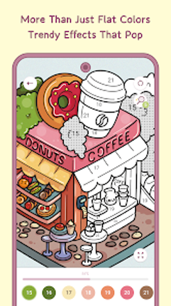 Happy Corners: Color by Number screenshot