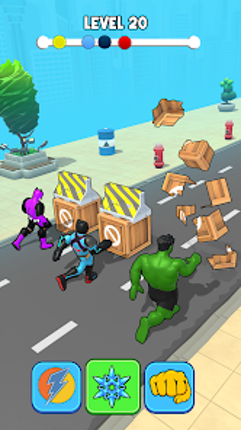 Superhero Transform Shift Game screenshot