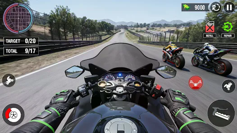 Highway Bike Riding Simulator screenshot