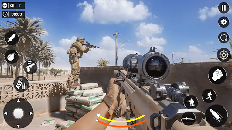 Gun Strike Offline Shooting 3D screenshot