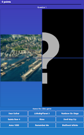 Guess the Video Game: Quiz screenshot