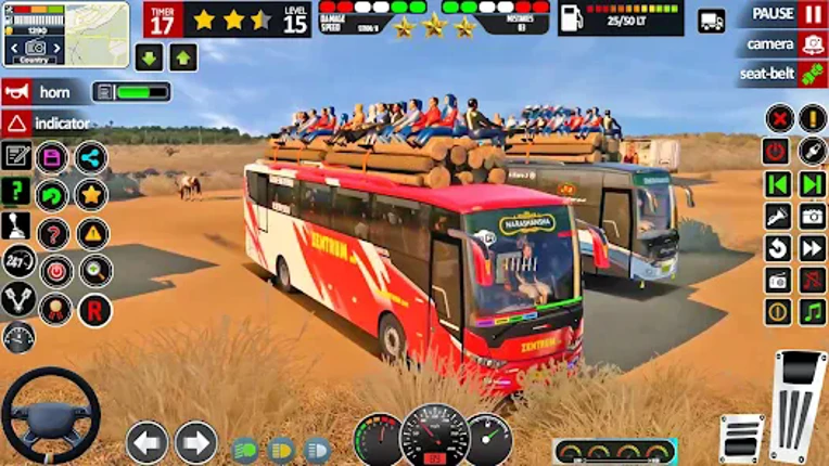 Offroad Bus Driving 3D Game screenshot