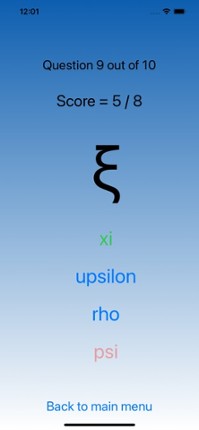 Greek Letters - learn and play Image