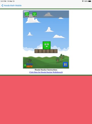 Hooda Math Mobile screenshot