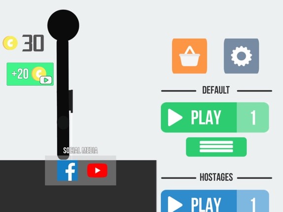 Mr. Stickman and the Bullet Image