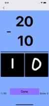 Number writing practice math 1 Image