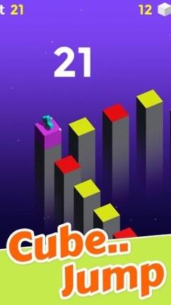 Superhero Cube Jump - Color Path Block Games screenshot