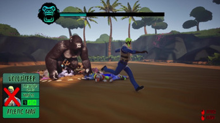 100 MEN VS GORILLA screenshot