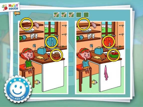 Activity Find The Difference - Game For Kids Free (by Happy-Touch® Apps for Kids) screenshot
