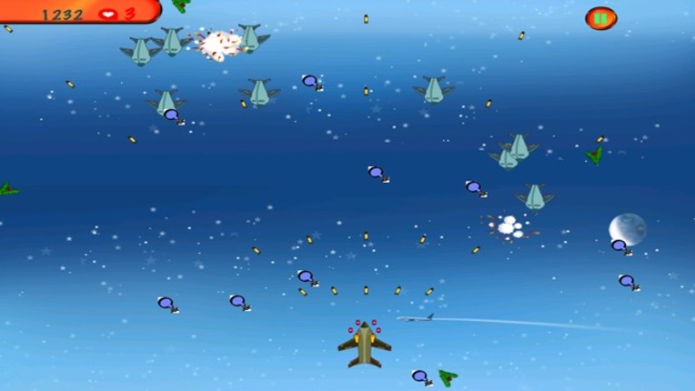 Airplane Shooting Fight Adventure - Night Sky Airplay Attack Free screenshot