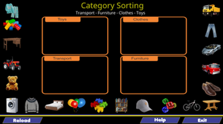 Category Sorting Image