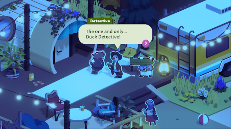 Duck Detective: Ghost Glamping screenshot