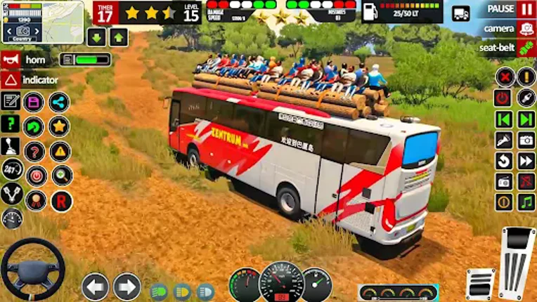 Offroad Bus Driving 3D Game screenshot
