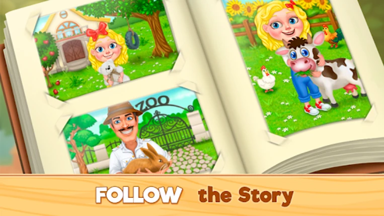 Granny’s Farm: Match-3 screenshot