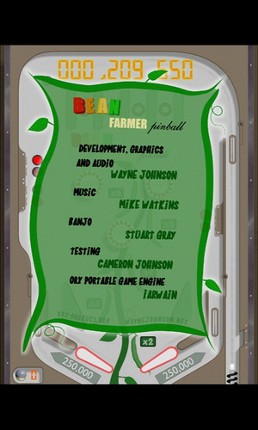 Bean Farmer Pinball screenshot