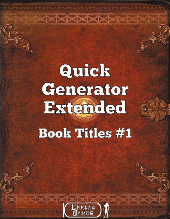 Games like Quick Generator Extended Book Titles #1