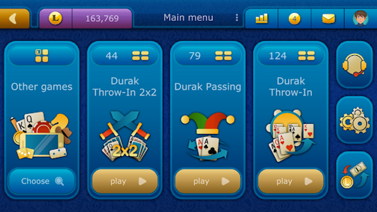 Durak LiveGames online screenshot