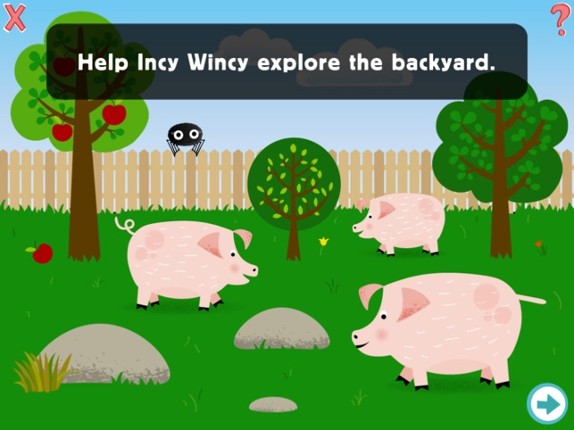 Incy Wincy Spider for iPad screenshot