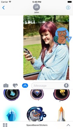 Space Beaver: Fast reaction game with gesture screenshot