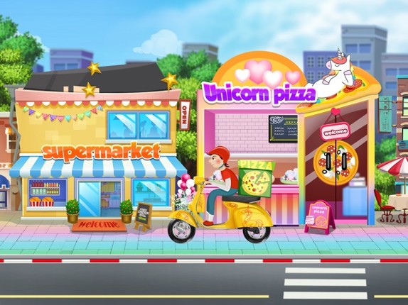 Unicorn Pizza - Rainbow Candy Image