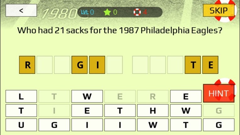 US Football Trivia screenshot