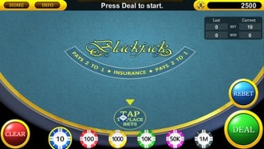 Blackjack Casino TV Image