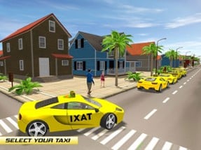 City Cab Driving Image