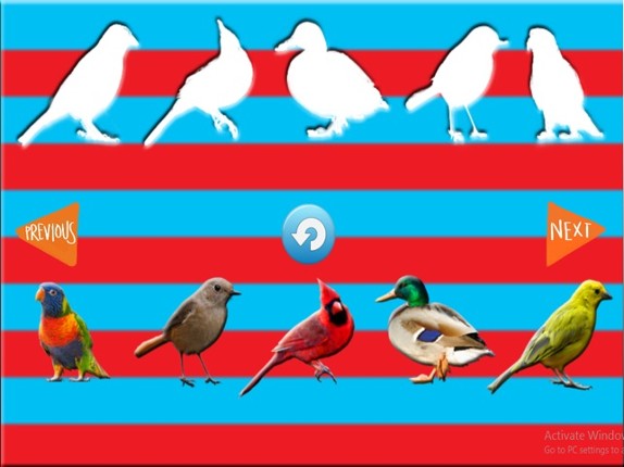 Fun Learning Birds Shapes Stencil for Toddlers screenshot