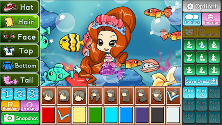Mermaid Girl : dress up game screenshot