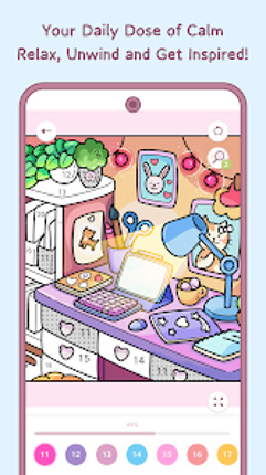Happy Corners: Color by Number screenshot