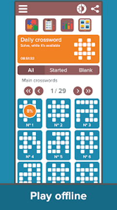 Crossword: Puzzle collection screenshot