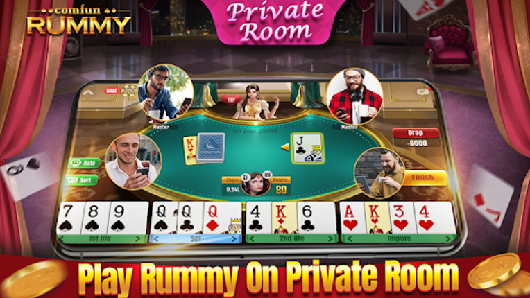 Indian Rummy Comfun Online screenshot
