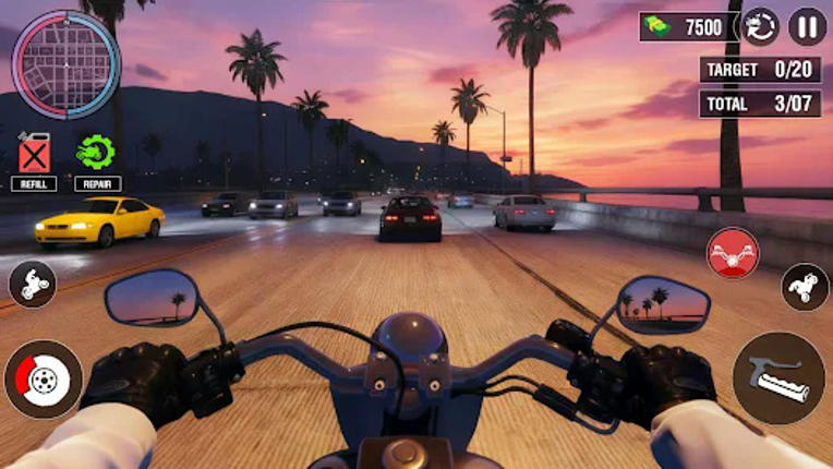 Highway Bike Riding Simulator Image