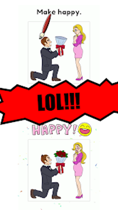 Draw Happy Baby : Puzzle Game screenshot