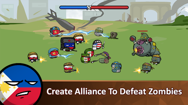 Countryballs - Zombie Attack screenshot
