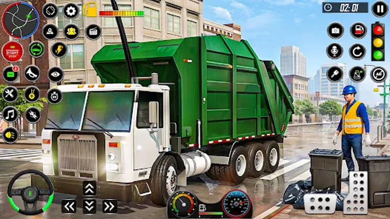 Garbage Truck Simulator Games screenshot