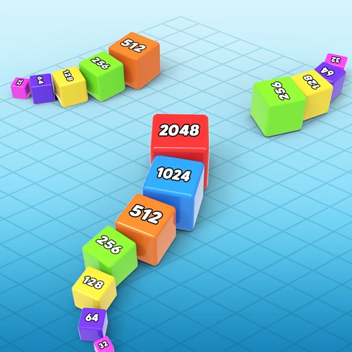 Games like 2048 Snake : Number Cube Snake
