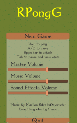 RPongG (Jam Version) screenshot