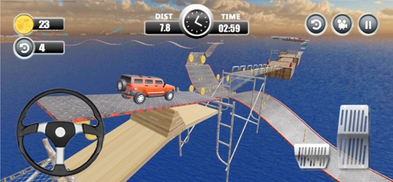 Impossible Road Monster Truck screenshot