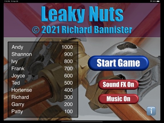 Leaky Nuts screenshot