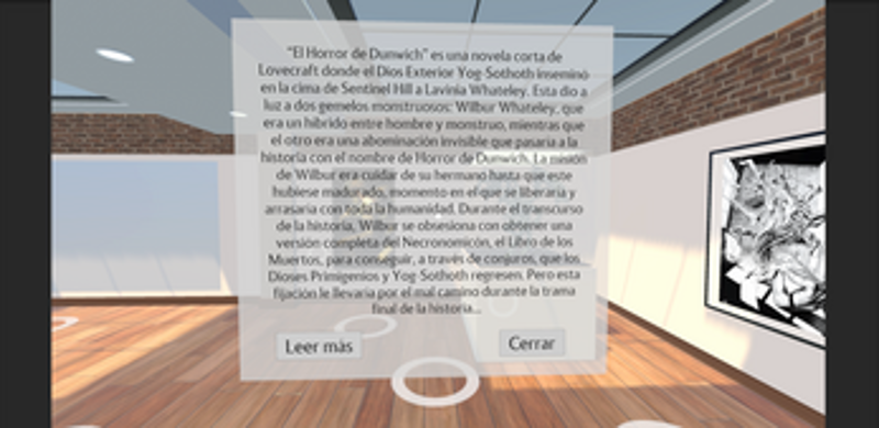 Lovecraftian VR Museum screenshot