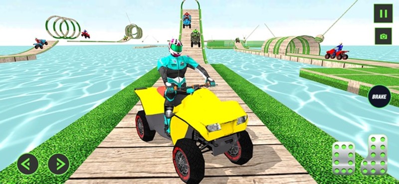 Quad Bike Stunt Racing Games screenshot
