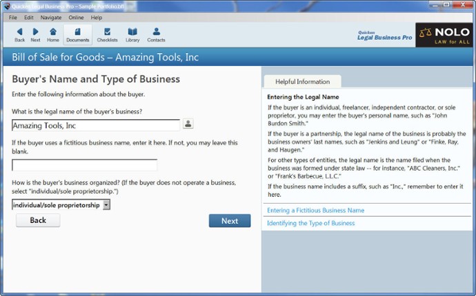 Quicken Legal Business Pro screenshot