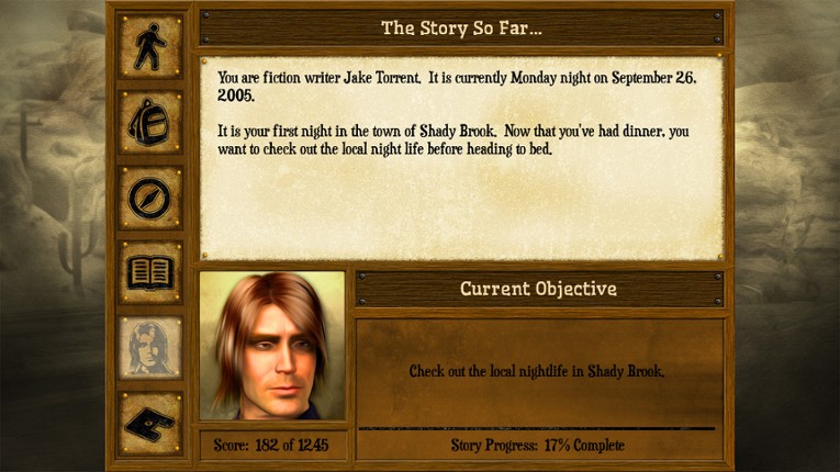 Shady Brook - A Dark Mystery Text Adventure screenshot