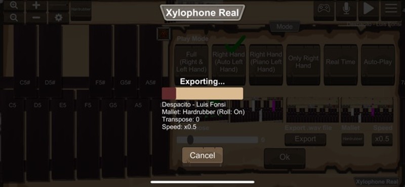 Xylophone Real: 2 mallet types screenshot