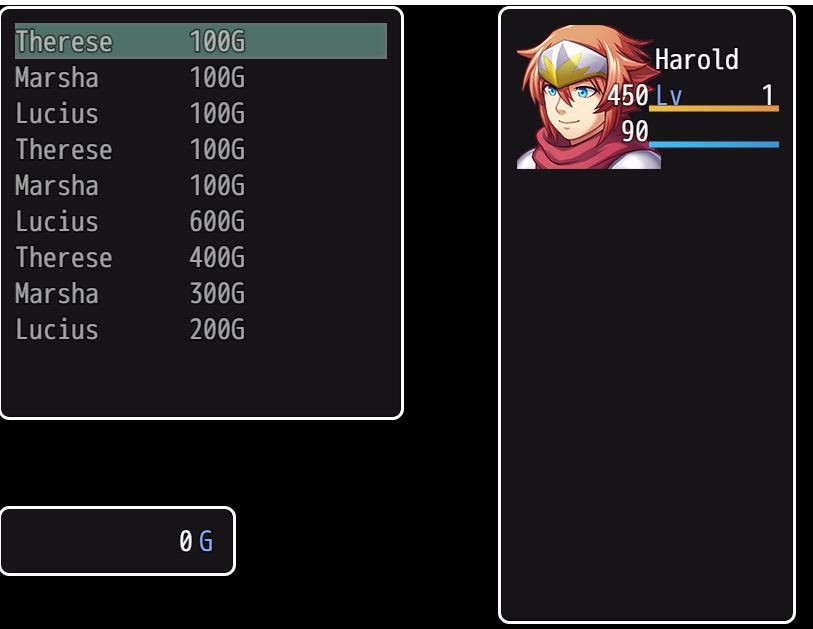 Games like Buy characters during battles RPG MAKER MV