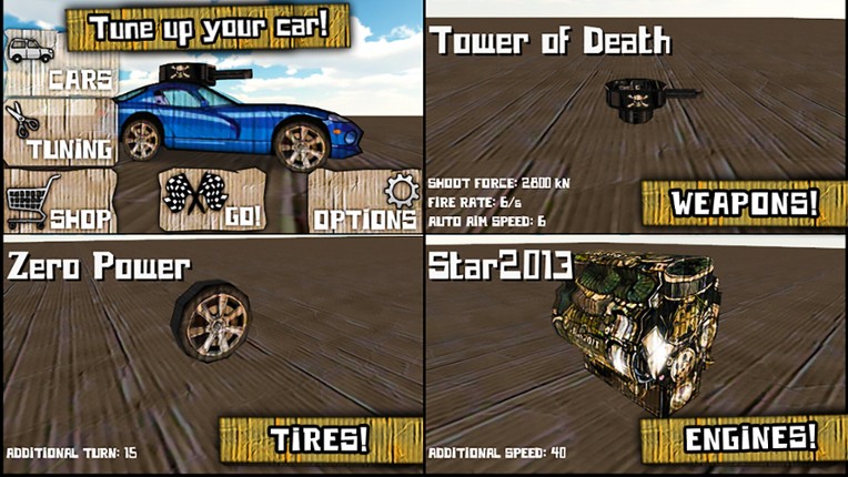 Cars and Guns: Paper Parts Image